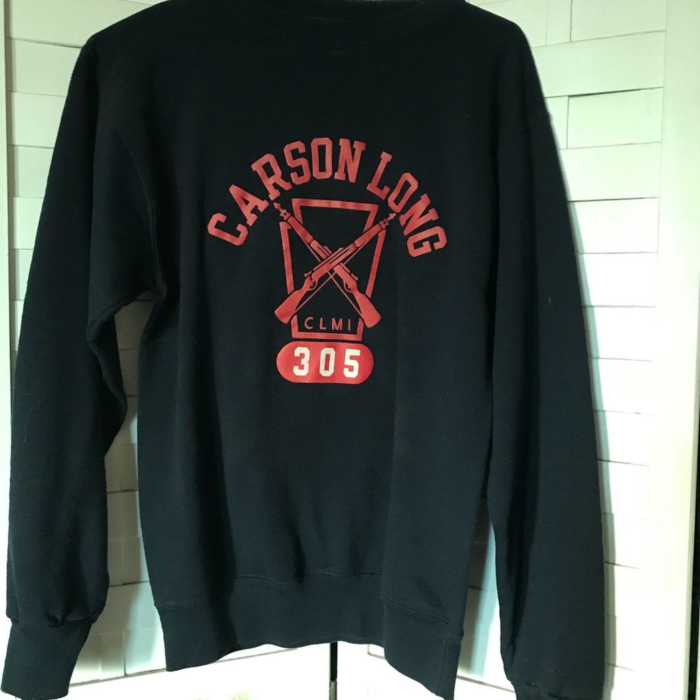 Military academy sweatshirt. Adult size Small.
